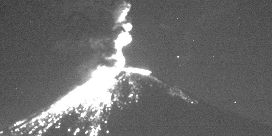 VIDEO: Volcán Popocatépetl registra 5 explosiones en las últimas 24 horas