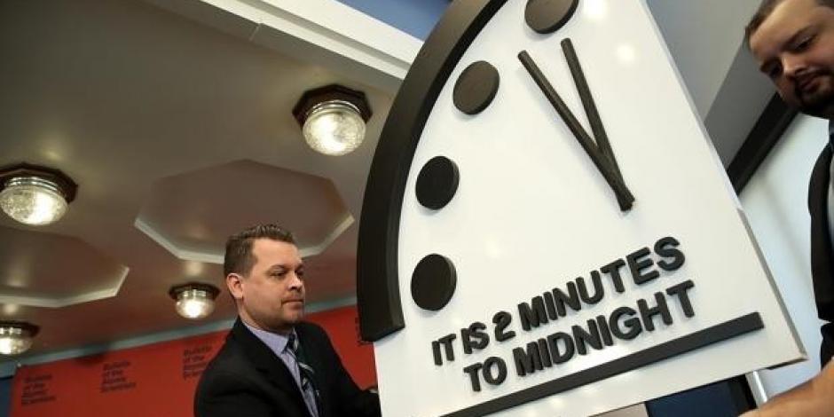 El "Reloj del Juicio Final" marca dos minutos para el fin del mundo
