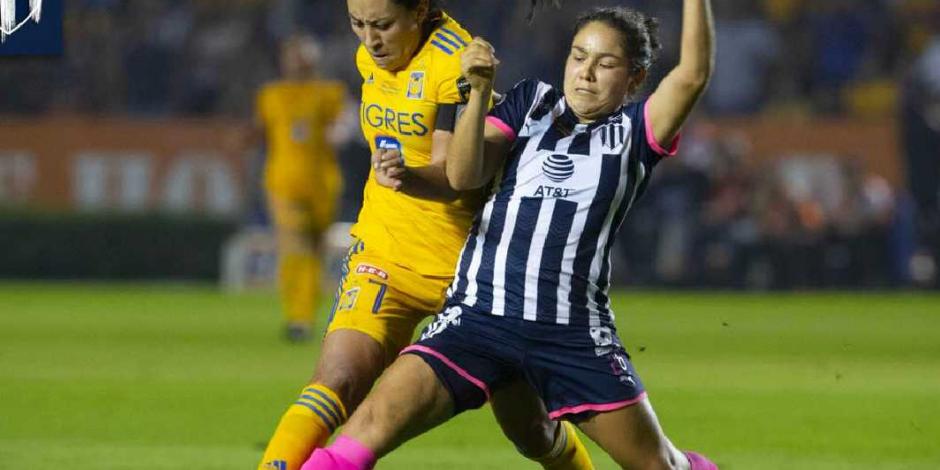 Tigres y Rayadas empatan 1-1 en la ida de la final de la Liga Femenil