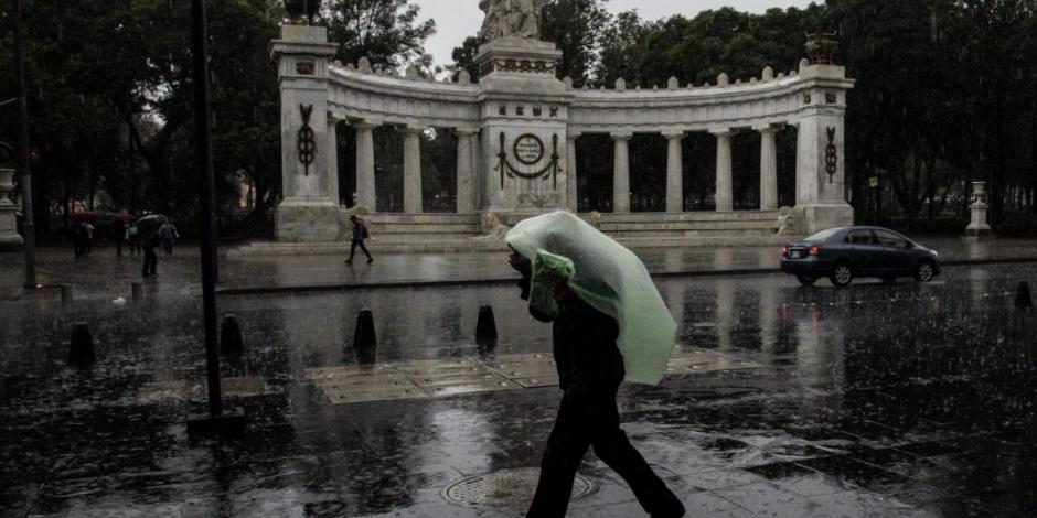 Lluvias fuertes en el Valle de México y torrenciales en seis estados