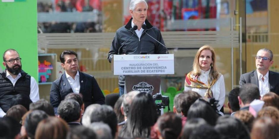 Alfredo del Mazo inaugura Centro de Convivencia Familiar de Ecatepec