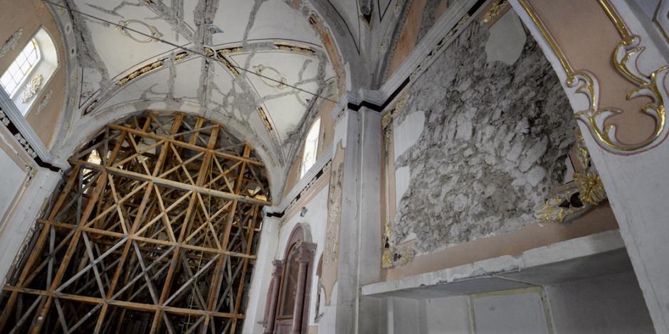 Restauran más templos considerados patrimonio cultural, dañados por 19S