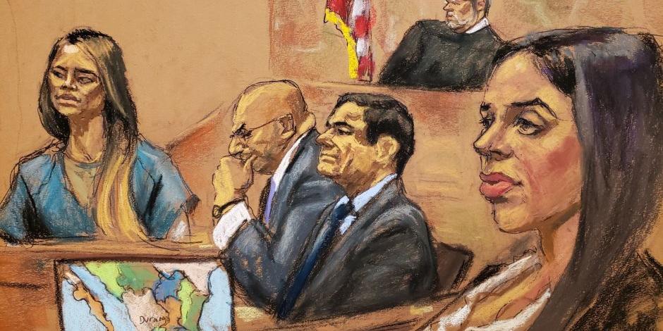 Una ex diputada amante de El Chapo testifica en juicio en NY frente a Emma Coronel