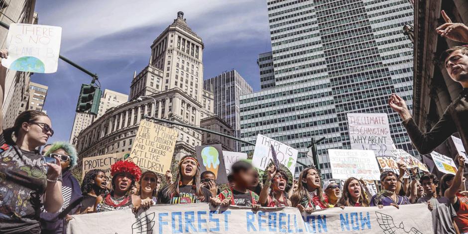Toman calles del mundo y exigen acción contra el cambio climático
