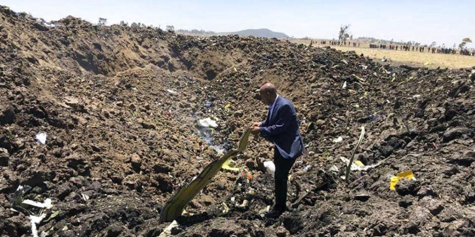 FOTOS: Mueren 157 personas al estrellarse avión Boeing 737 en Etiopía