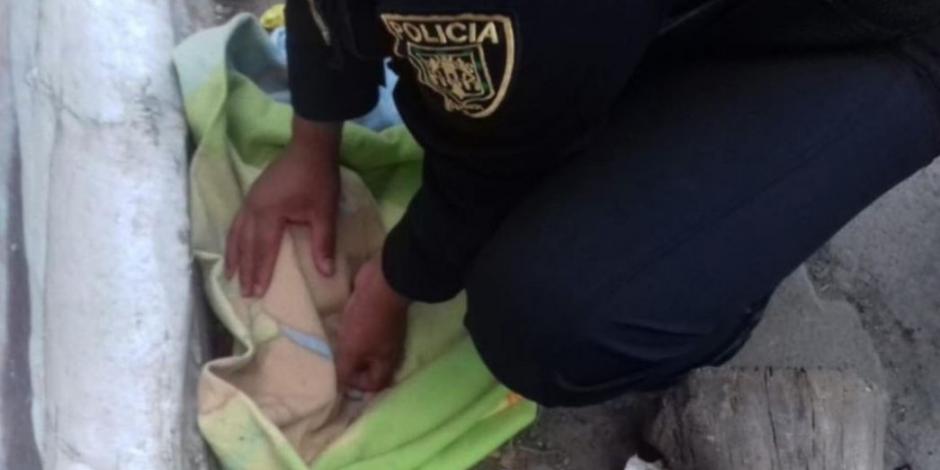 VIDEO: Rescatan a recién nacido abandonado en la colonia Morelos