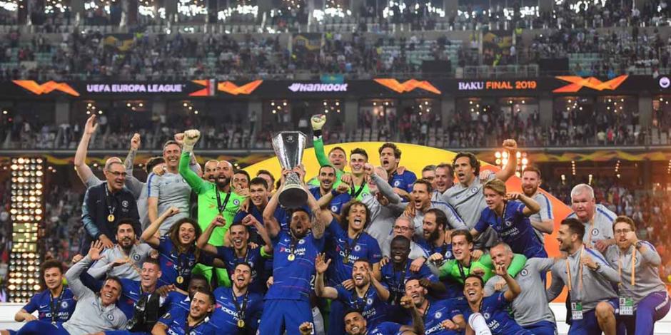Eden Hazard se despide del Chelsea como campeón de la Europa League
