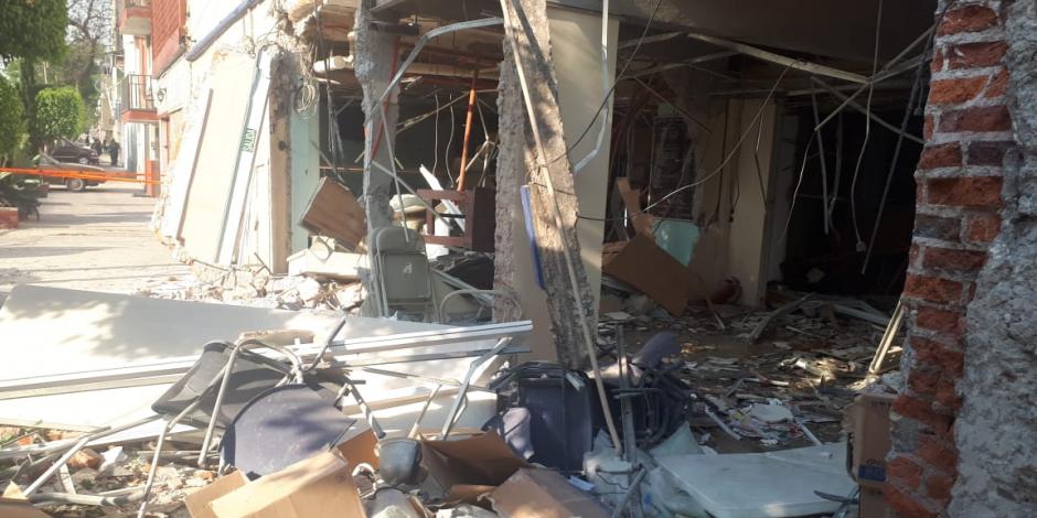 Explosión en clínica de la Venustiano Carranza deja 16 lesionados