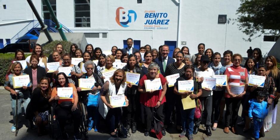 Benito Juárez reconoce a mujeres destacadas en cultura física