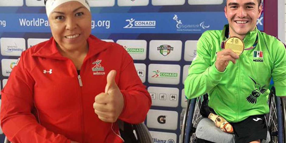 Paty Valle y Gus Sánchez imponen récord continental en Parapanamericanos