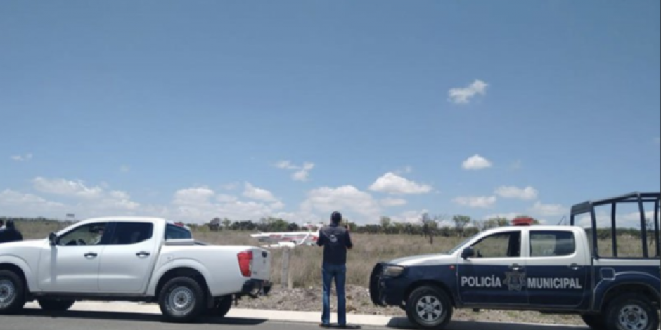 Se desploma avioneta en Querétaro; hay dos lesionados