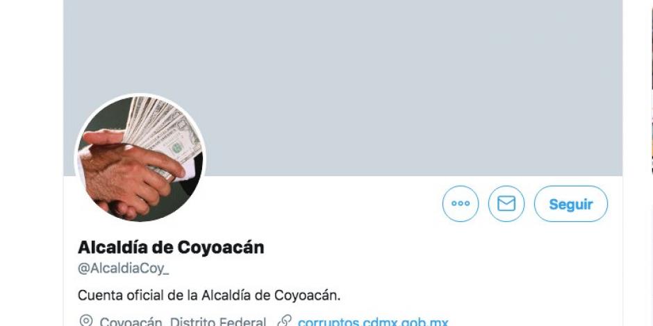 Ahora hackean cuenta de Twitter de alcaldía Coyoacán