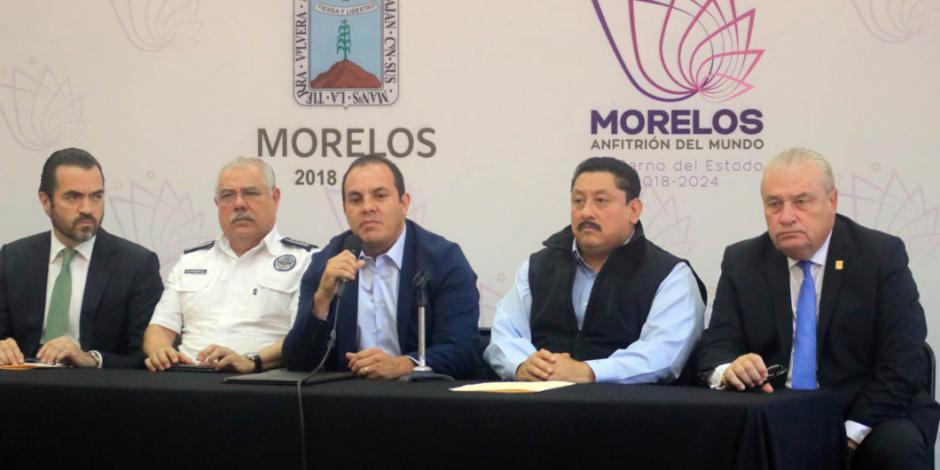 Acuerdan Durazo y Blanco dar prioridad a Morelos en envío de Guardia Nacional