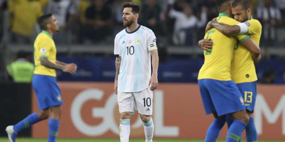 Messi y Argentina fueron eliminados por Brasil, quien jugará la final en casa