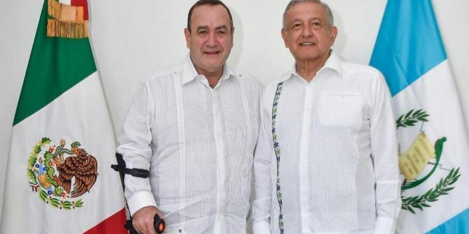 AMLO se reúne con presidente electo de Guatemala
