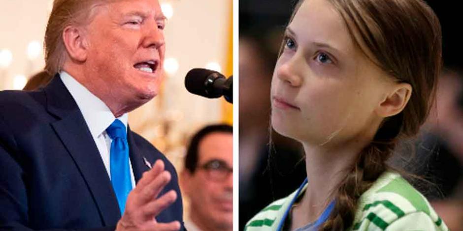 Trump critica que activista Greta Thunberg sea la Persona del Año de Time