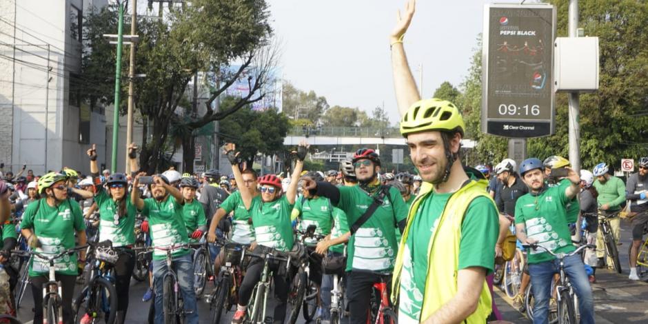 Anuncia Lajous acciones de Semovi para impulsar uso de bicicleta
