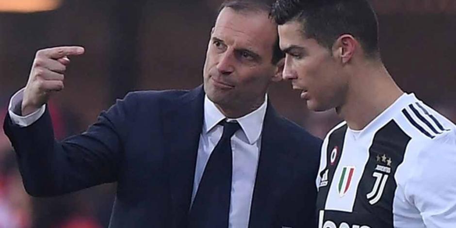Cristiano Ronaldo se queda sin técnico, Allegri fue cesado de la Juventus