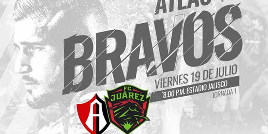 En Vivo Atlas vs. Bravos de Juárez, Jornada 1, Apertura 2019 Online Gratis