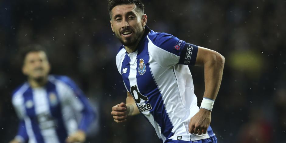Hector Herrera se luce con un golazo en su despedida del Porto
