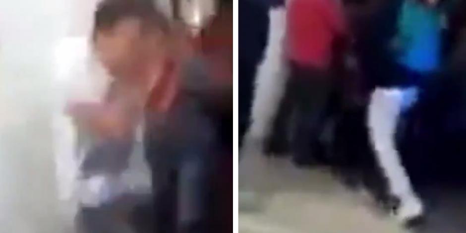 VIDEO: Al grito de "ratero", turba enardecida golpea a presunto ladrón