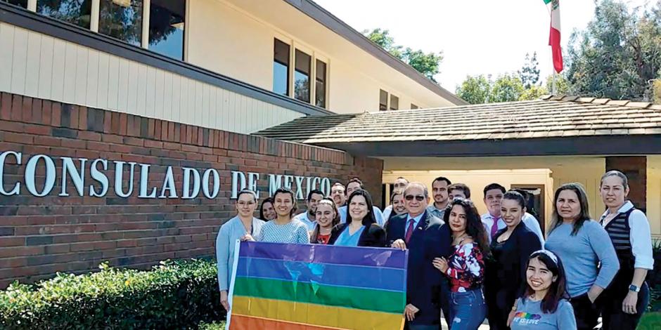 Anuncia SRE atención a LGBTI en consulados