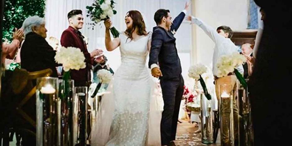 Yuridia se casó en secreto con Matías Aranda y fotos revelan detalles de la boda