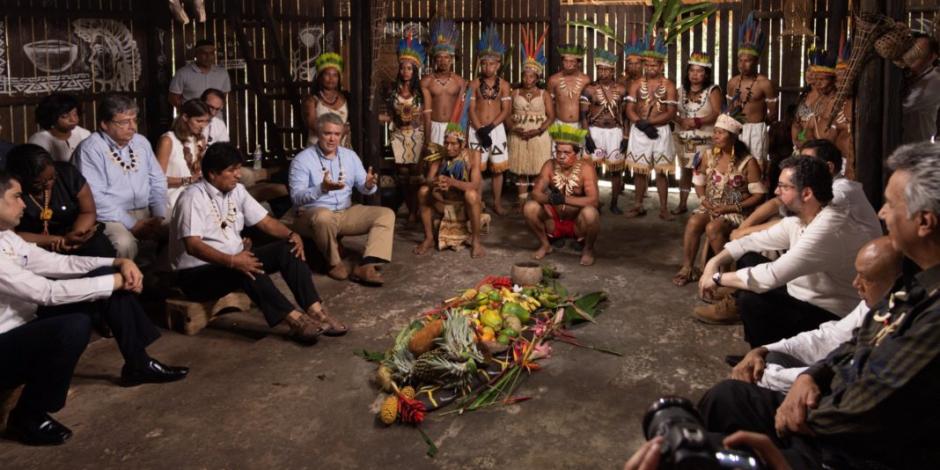 Con un ausente Bolsonaro, líderes de Sudamérica firman pacto por Amazonia