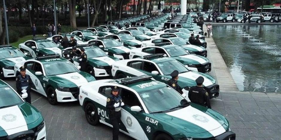 CDMX entrega 74 patrullas a la alcaldía Álvaro Obregón