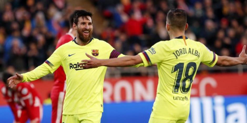 Barcelona sigue intratable en la Liga de España; gana 2-0 al Girona