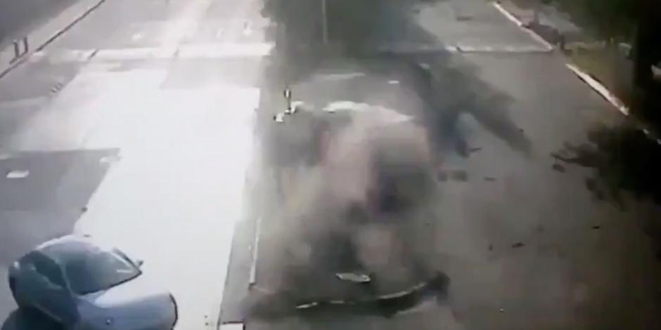 VIDEO: Difunden imágenes del momento del accidente de Joao Maleck