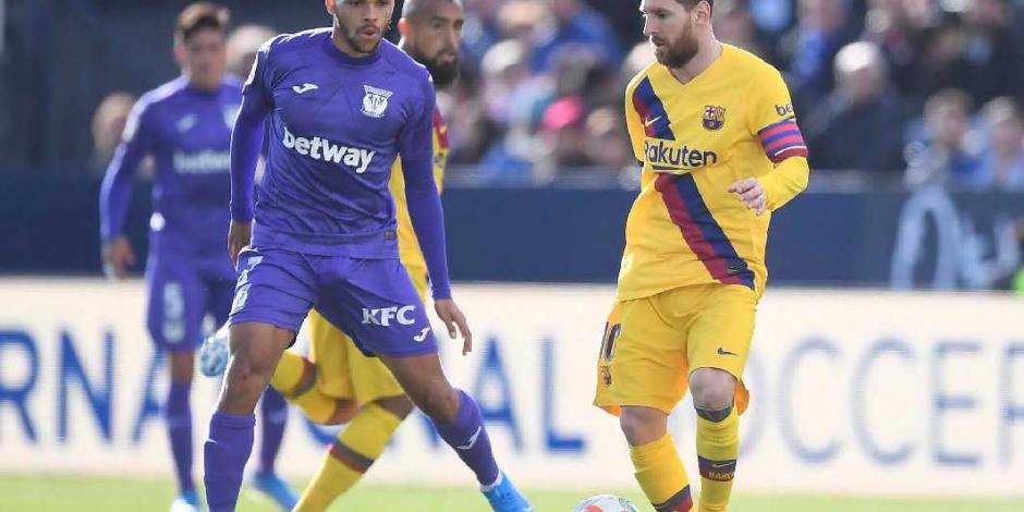 El mexicano Aguirre complica victoria del Barça ante Leganés
