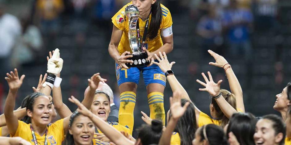 Tigres gana su segundo título en la Liga Femenil y es la máxima monarca