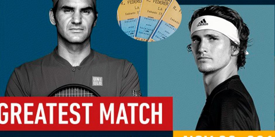 Boletos para ver a Federer en la Plaza México, hasta $57 mil en reventa