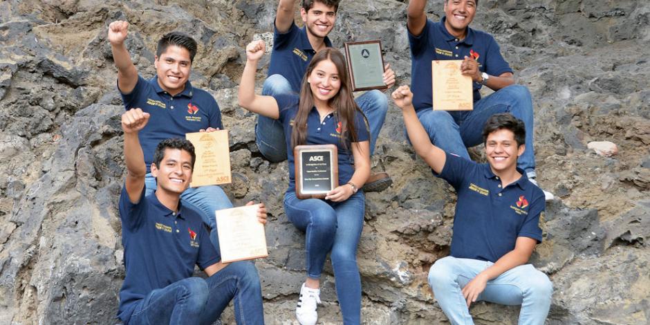 Estudiantes de la UNAM ganan certamen internacional de ingeniería civil