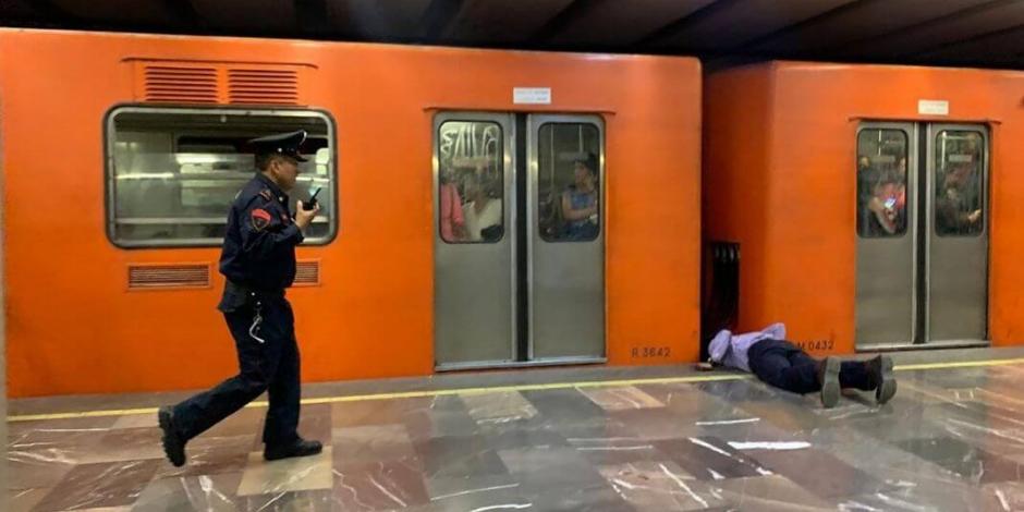 PGJ investiga muerte de mujer en Línea 2 del Metro