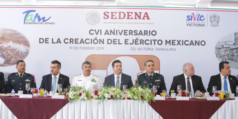 Reconoce gobernador de Tamaulipas al Ejército Mexicano