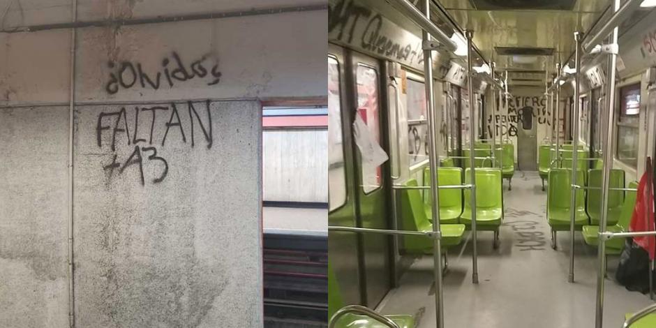 Detienen a seis anarquistas que causaron destrozos en el Metro