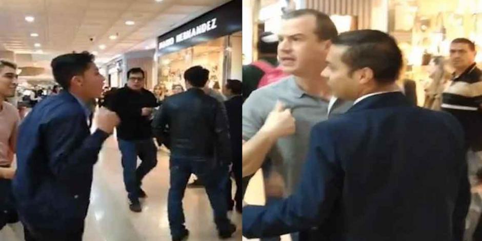 VIDEO: Arremete contra pareja gay por besarse en centro comercial