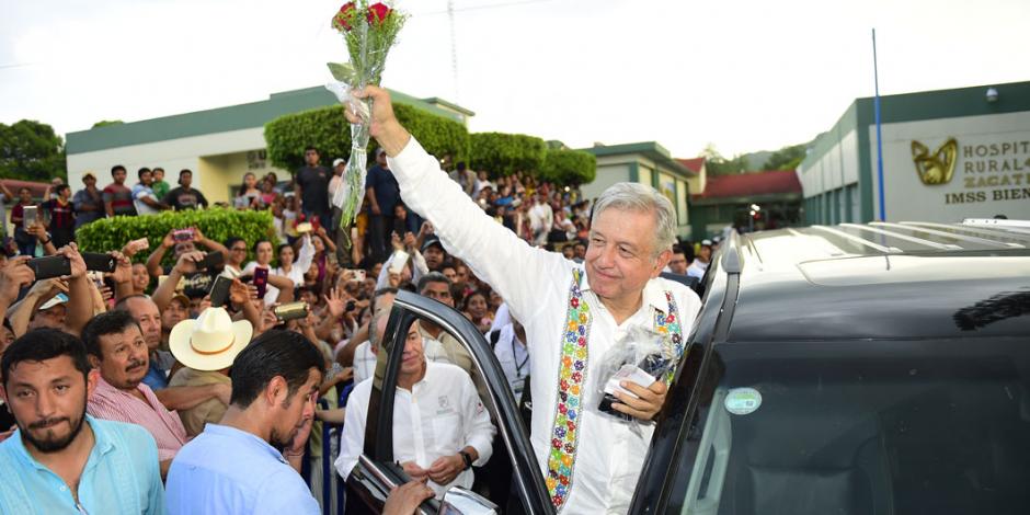 Reitera López Obrador ampliación de carretera Pachuca-Huejutla