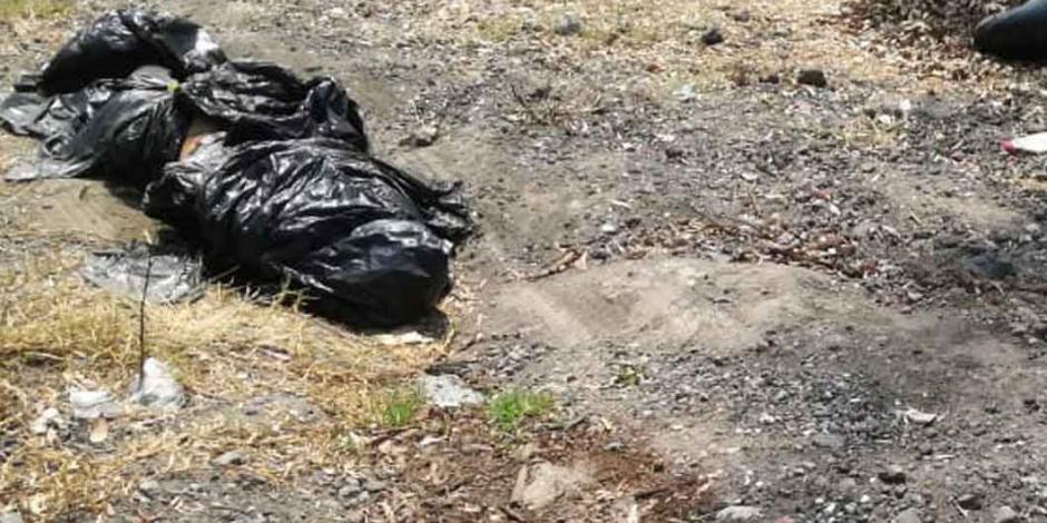 En Tultitlán, localizan cuerpo cercenado de una mujer en 5 bolsas