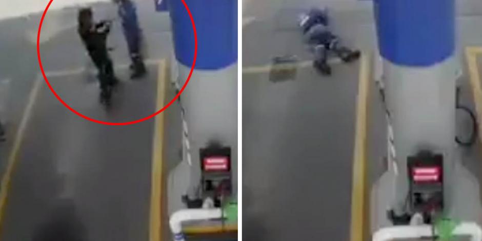VIDEO: En 14 segundos asaltan y matan a trabajador de gasolinera