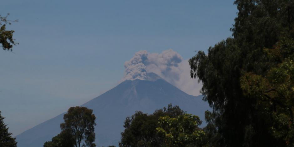 Alerta volcánica del Popocatépetl se mantiene en Amarillo Fase 2