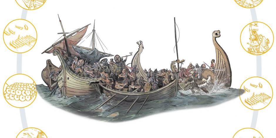 Revelan batallas y técnicas navales de los guerreros vikingos