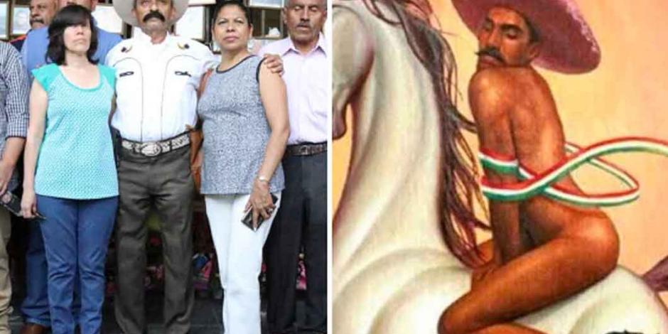 Familia de Zapata demandará a artista y al INBAL por obra "gay"