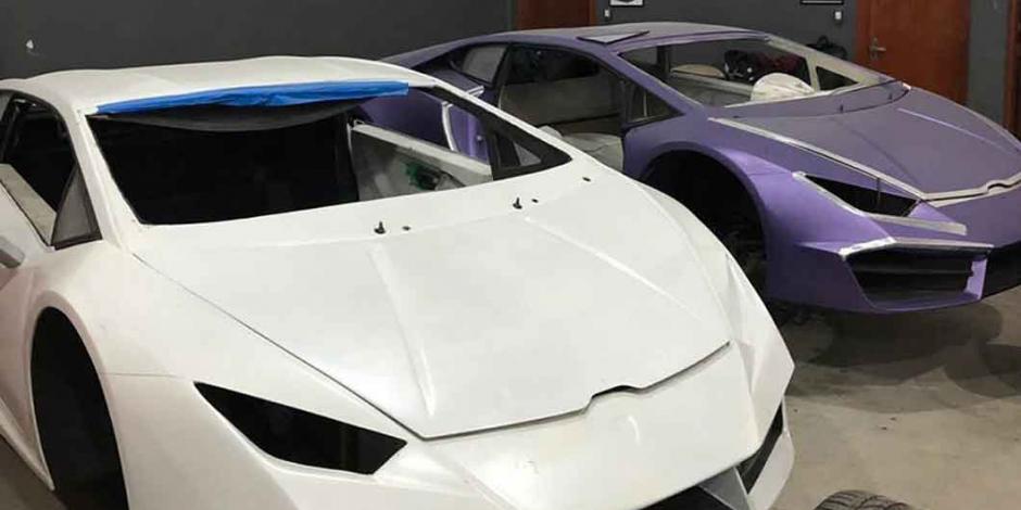 Piratería sobre ruedas: fabricaban clones de Lamborghini y Ferrari