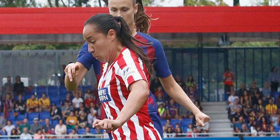Atlético de Madrid Femenil cae 6-1 con Robles y Corral en la cancha