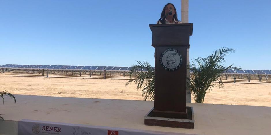 Inaugura Sener parque fotovoltaico en Sonora