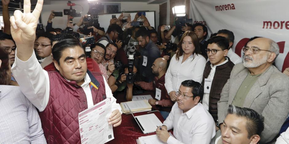 Yeidckol gana en Puebla: Barbosa será candidato
