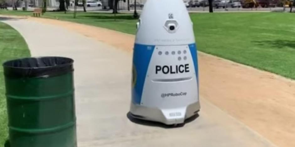 VIDEO: 'RoboCop' ya patrulla las calles de Huntington Park, California